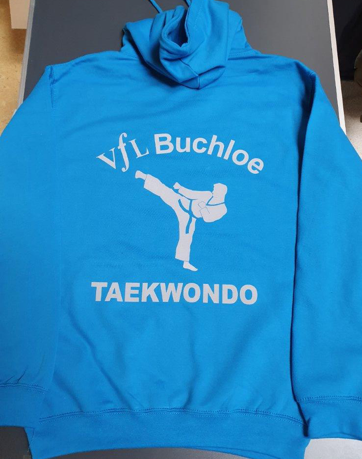 Sweatjacke mit Flocktransferdruck Image